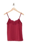 SECRET LACE JUST ONE LACE TRIM WOVEN CAMISOLE,192057589086