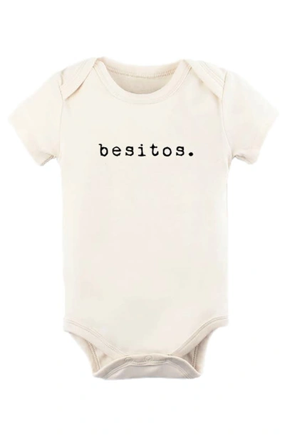 Tenth & Pine Babies' Besitos Organic Cotton Bodysuit In Natural