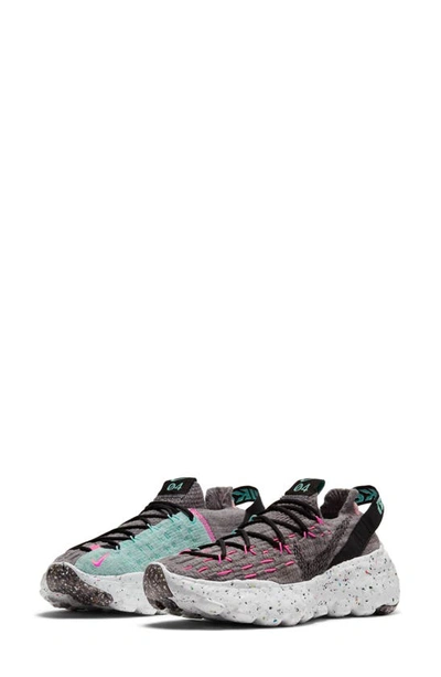 Nike Space Hippie 04 Sneaker In Smoke Grey/ Black/ Pink Blast
