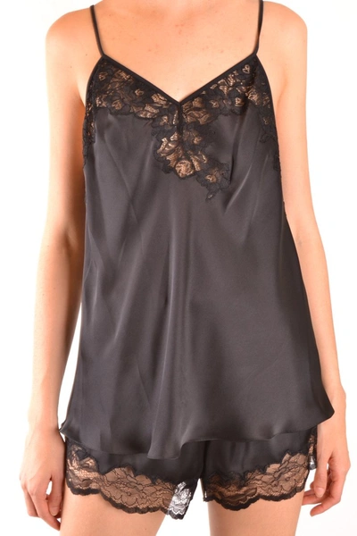 Paco Rabanne Women's  Black Silk Tank Top