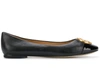 Tory Burch Chelsea Cap Toe Ballet Flat In Black