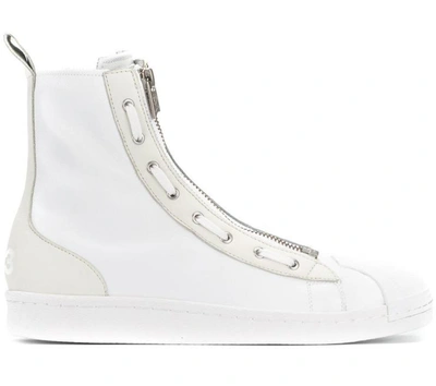 Y-3 Pro Zip High-top Sneakers In White
