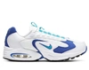 Nike Air Max Triax Mesh, Faux Leather And Felt Sneakers In White