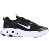Nike Black & White React Art3mis Sneakers In Black