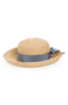Helen Kaminski Newport Raffia Straw Hat In Natural/ Coastal