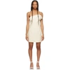 JACQUEMUS OFF-WHITE 'LA ROBE DRAP' DRESS