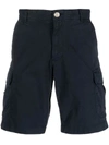 Woolrich Straight-leg Cargo Shorts In Blue