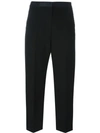 ALEXANDER WANG CROPPED STRAIGHT LEG TROUSERS,10361411528122