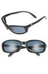Costa Del Mar Brine Polarized 60mm Sunglasses In Matte Black/ Grey