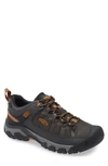 Keen Targhee Exp Waterproof Hiking Shoe In Raven/ Inca Gold