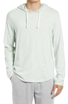 Vince Regular Fit Slub Hoodie In Surfside