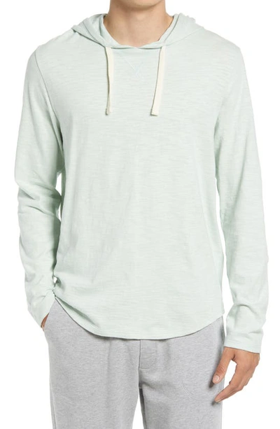 Vince Regular Fit Slub Hoodie In Surfside