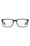 Prada 54mm Pillow Optical Glasses In Black