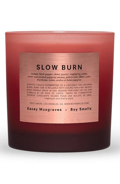 Boy Smells X Kacey Musgraves Slow Burn Scented Candle, 8.5 oz In Pink