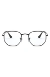 Ray Ban 54mm Optical Glasses In Black