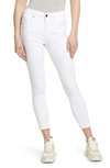 Good American Good Legs High Rise Crop Skinny Jeans In White