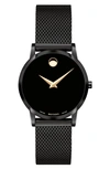MOVADO MUSEUM CLASSIC MESH STRAP WATCH, 28MM,0607493