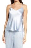 Nordstrom Silk Camisole In Blue Feather