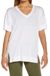 Zella V-neck Raglan Sleeve T-shirt In White