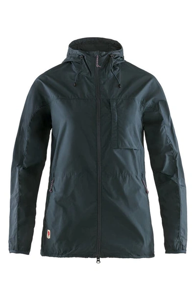 Fjall Raven Women's High Coast Wind Jacket In Navy