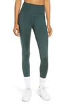 Girlfriend Collective Pocket Crop Leggings In Moss