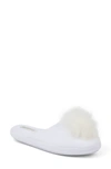 Patricia Green Daisy Pouf Slippers In White