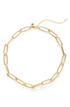 MADEWELL PAPER CLIP CHAIN NECKLACE,MD596