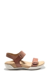 Halsa Footwear Dominica Sandal In Brown Leather