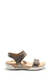 Halsa Footwear Dominica Sandal In Bronze Leather