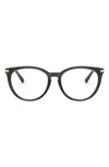 Michael Kors 51mm Square Optical Glasses In Trans Grey