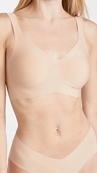 Commando Butter Soft-support Bralette In Beige