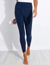 Beyond Yoga Caught In The Midi Space-dye High-waisted Legging In Blue