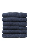 Linum Home Denzi Washcloths In Twilight Blue