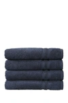 Linum Home Denzi Hand Towels In Twilight Blue