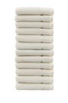 Linum Home Denzi Washcloths In Cream