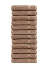 Linum Home Denzi Washcloths In Latte