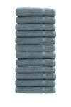 Linum Home Denzi Washcloths In Denzi Blue