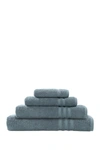 Linum Home Denzi 4-piece Towel Set In Denzi Blue