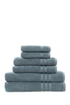 Linum Home Denzi 6-piece Towel Set In Denzi Blue