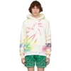 AMIRI WHITE TIE DYE ART PATCH HOODIE