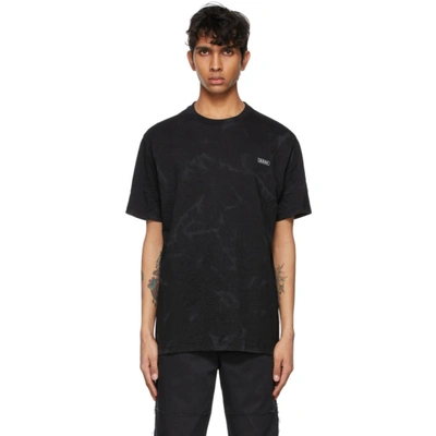 Ader Error Tie-dye Short-sleeved T-shirt In Black