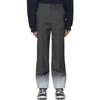 ADER ERROR GREY WOOL POLLUTION TROUSERS
