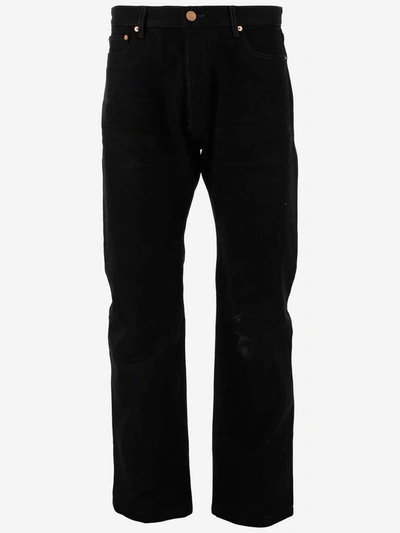 Balenciaga Straight-leg Jeans In Black
