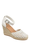 JOURNEE COLLECTION JOURNEE SIERRA WOVEN ESPADRILLE WEDGE SANDAL,052574784305