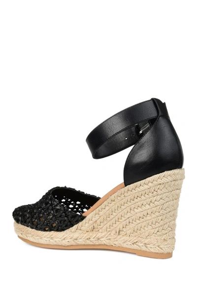 JOURNEE COLLECTION JOURNEE COLLECTION JOURNEE SIERRA WOVEN ESPADRILLE WEDGE SANDAL,052574784190