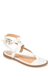 Journee Collection Womens Tangie Flat Sandals In White