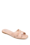 Journee Collection Taleesa Slide Sandal In Blush