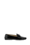 Tod's Gommino Moccasins In Patent-effect Leather In Black