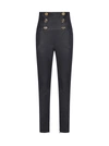 BALMAIN BALMAIN HIGH WAIST SKINNY PANTS