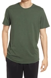 Open Edit Crewneck T-shirt In Green Ivy